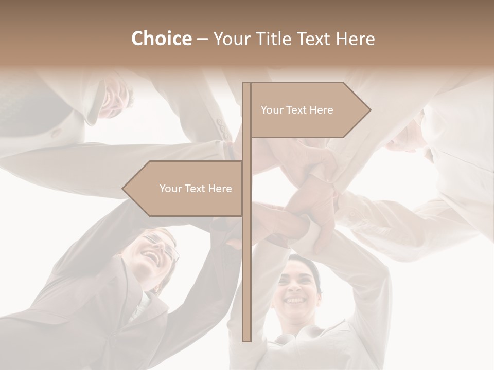 Relationship Cheerful Meeting PowerPoint Template