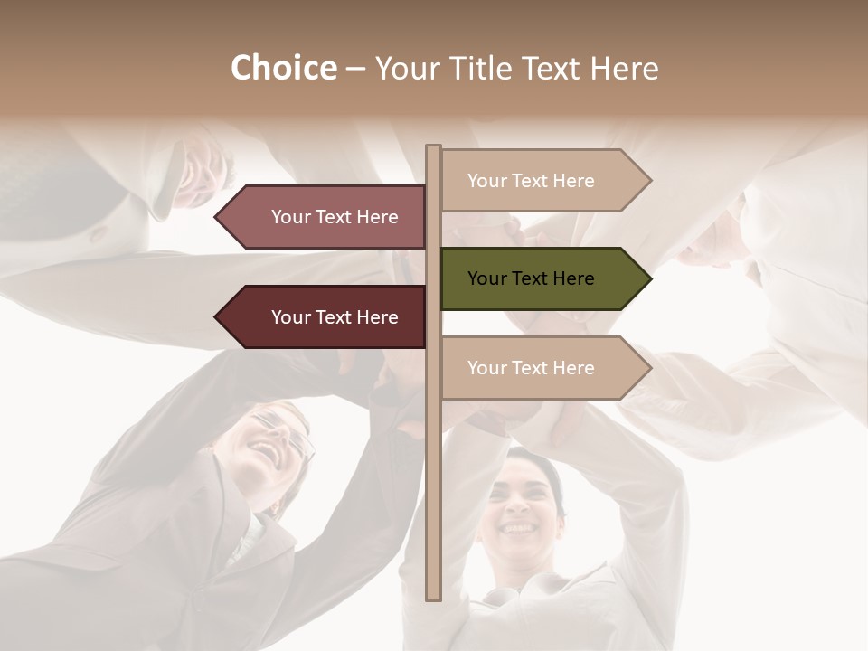 Relationship Cheerful Meeting PowerPoint Template