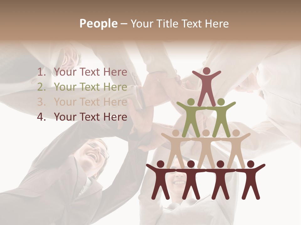 Relationship Cheerful Meeting PowerPoint Template