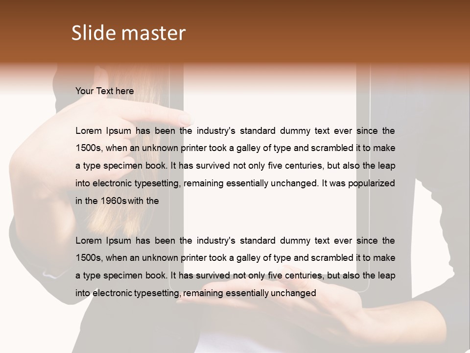 Innovation Apple Pointing PowerPoint Template