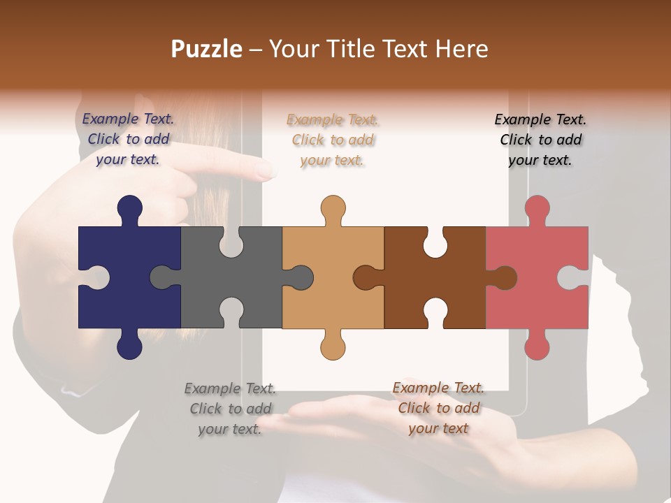 Innovation Apple Pointing PowerPoint Template