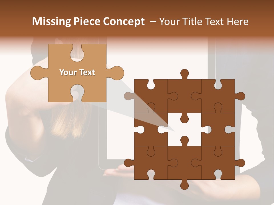 Innovation Apple Pointing PowerPoint Template