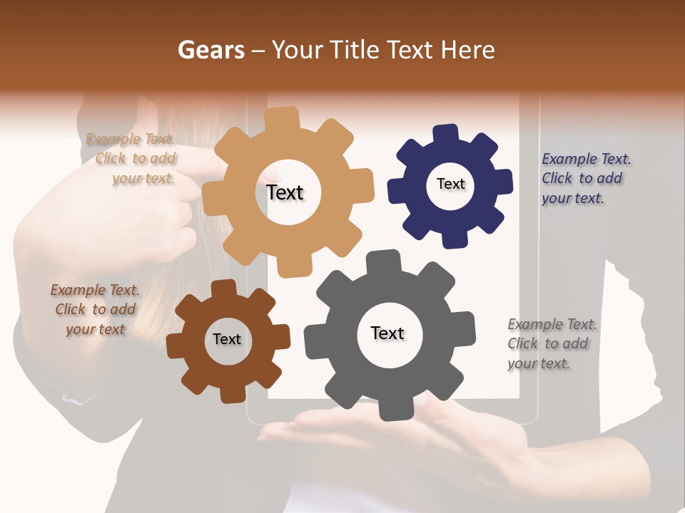 Innovation Apple Pointing PowerPoint Template