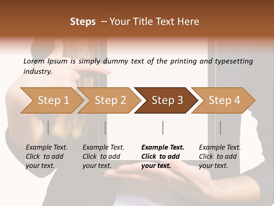 Innovation Apple Pointing PowerPoint Template