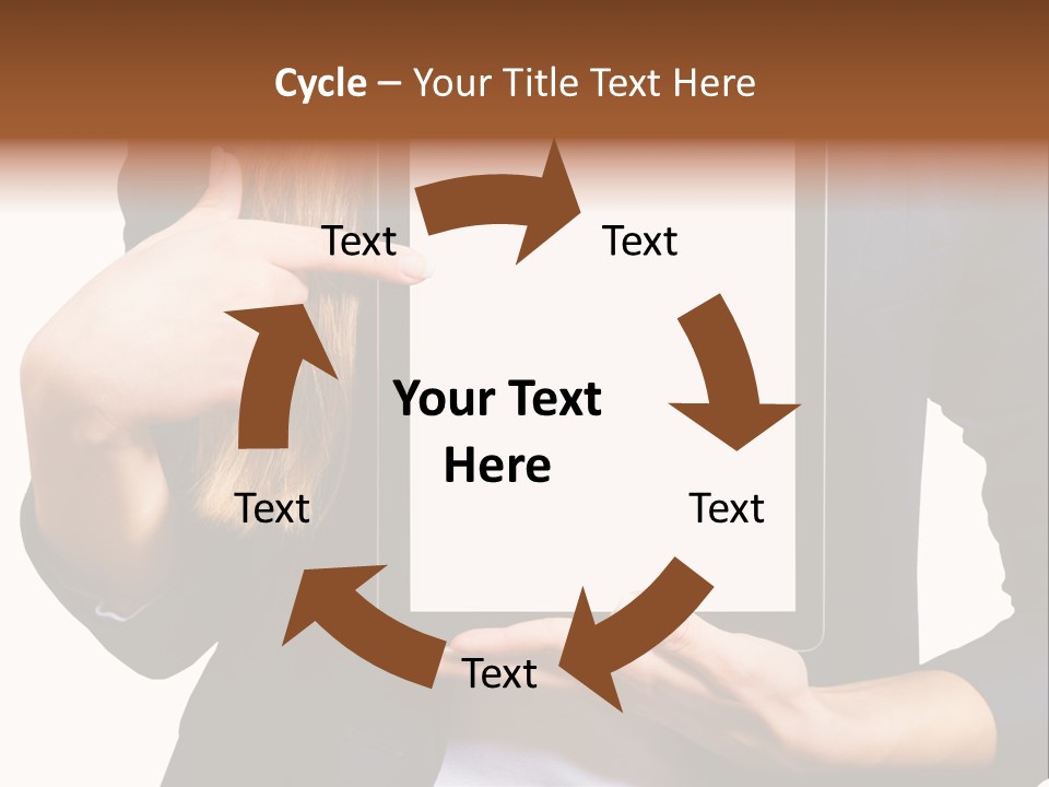 Innovation Apple Pointing PowerPoint Template