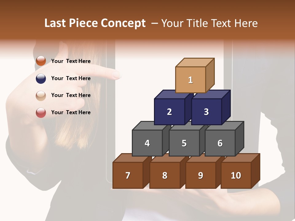 Innovation Apple Pointing PowerPoint Template