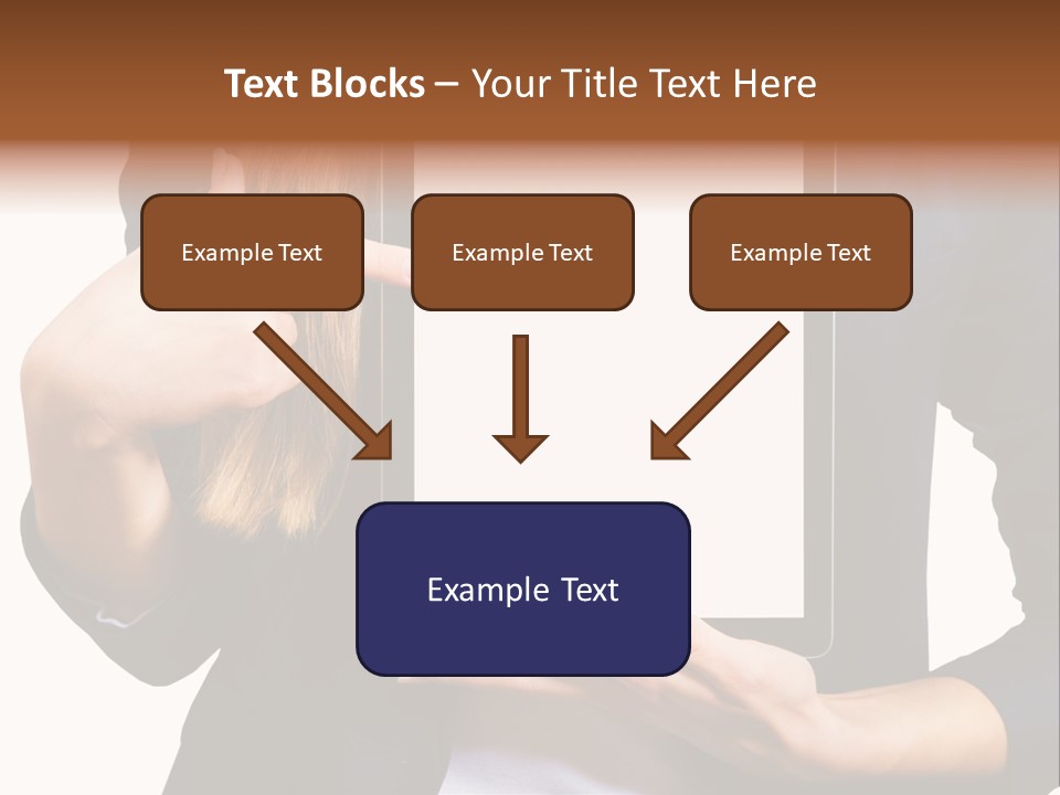 Innovation Apple Pointing PowerPoint Template