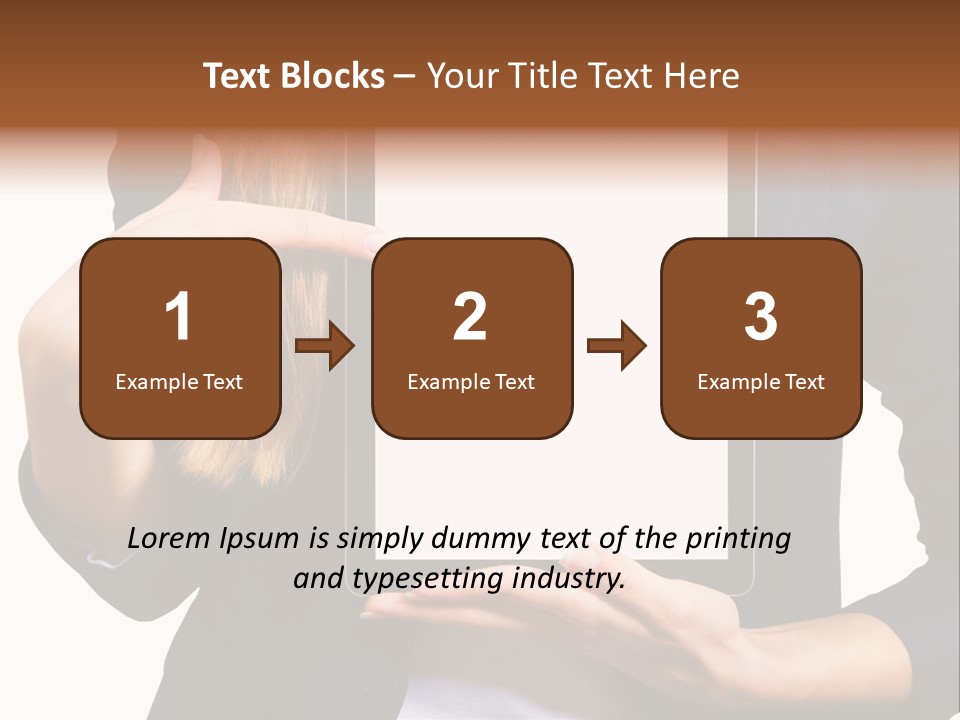 Innovation Apple Pointing PowerPoint Template