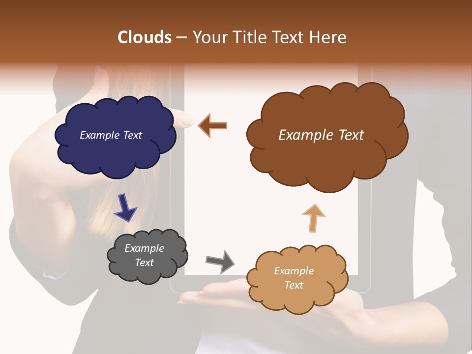 Innovation Apple Pointing PowerPoint Template