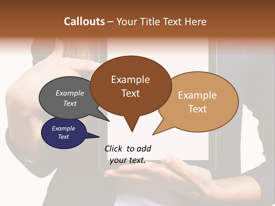 Innovation Apple Pointing PowerPoint Template