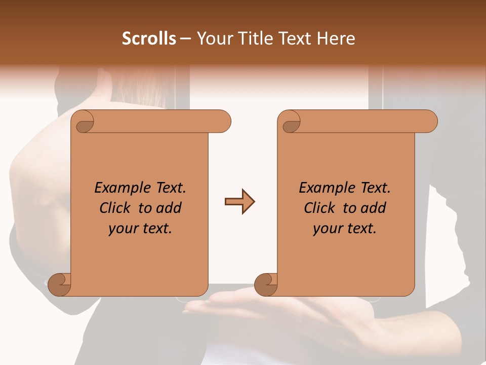 Innovation Apple Pointing PowerPoint Template