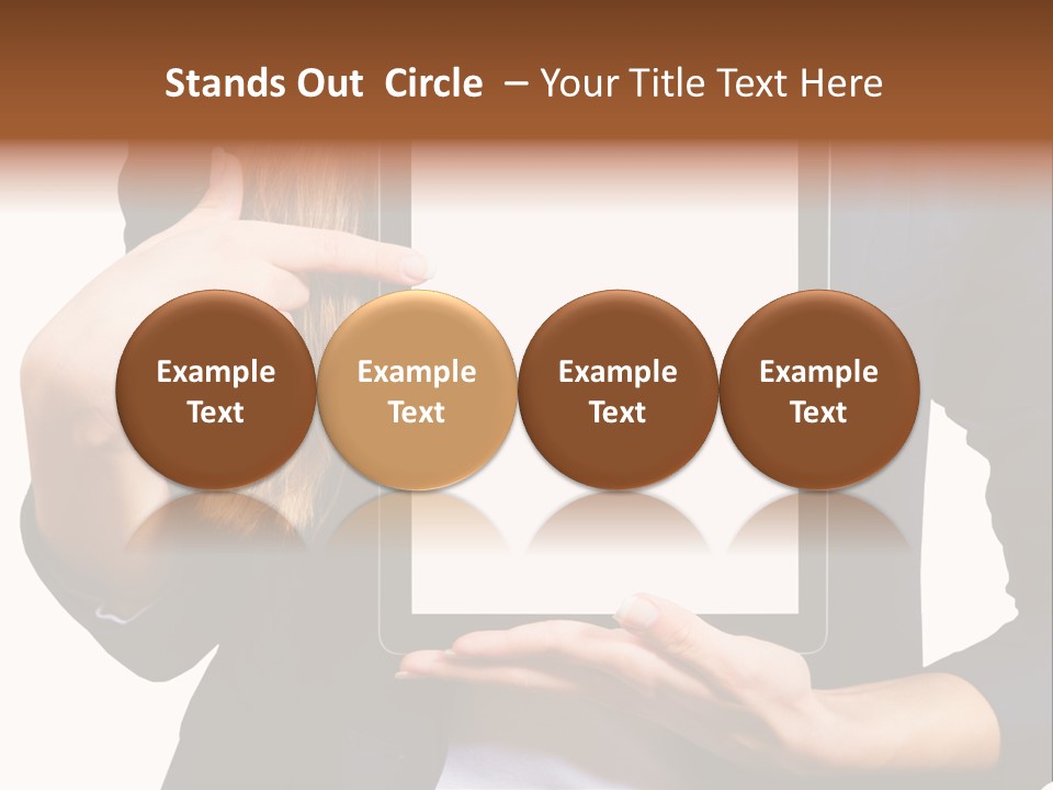 Innovation Apple Pointing PowerPoint Template