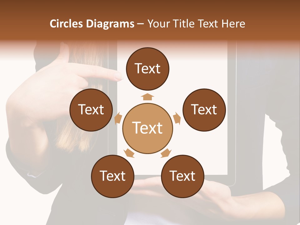 Innovation Apple Pointing PowerPoint Template