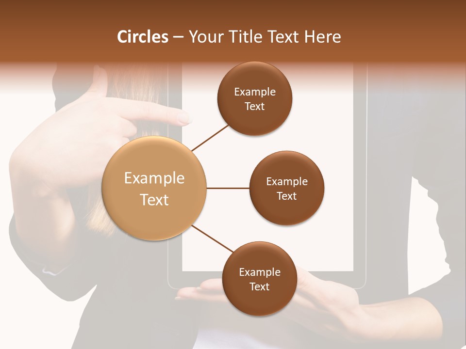 Innovation Apple Pointing PowerPoint Template