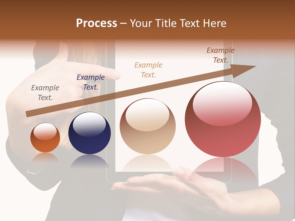 Innovation Apple Pointing PowerPoint Template