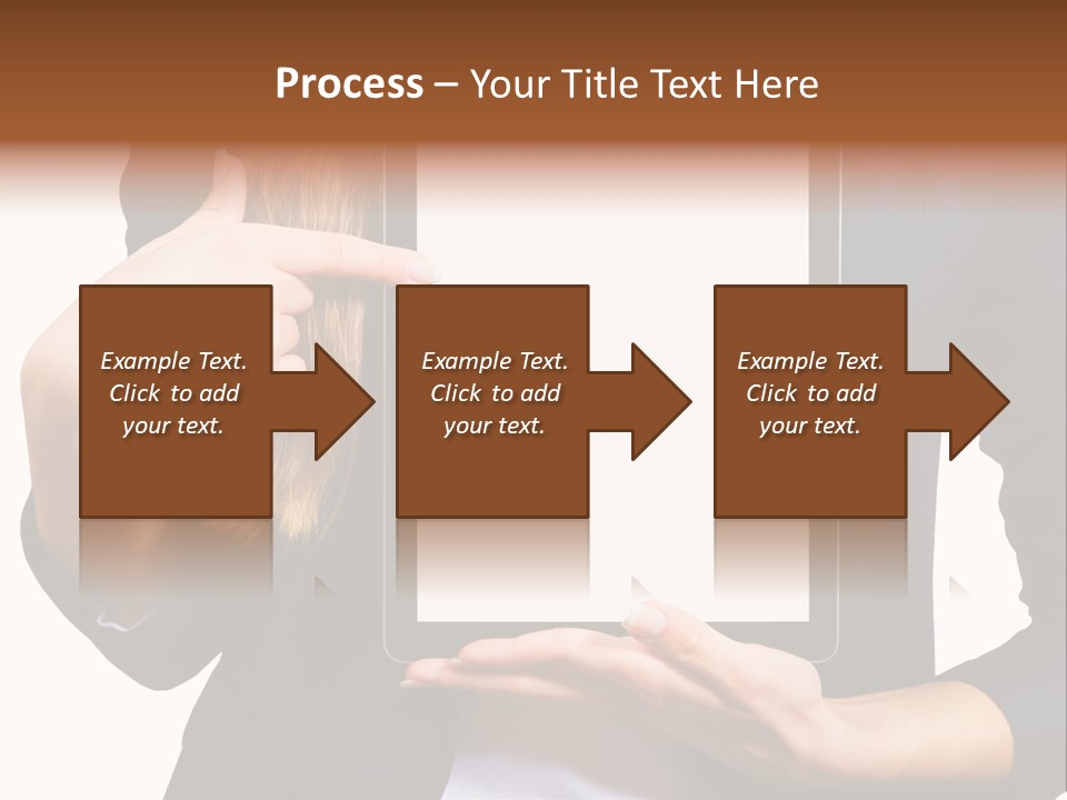 Innovation Apple Pointing PowerPoint Template