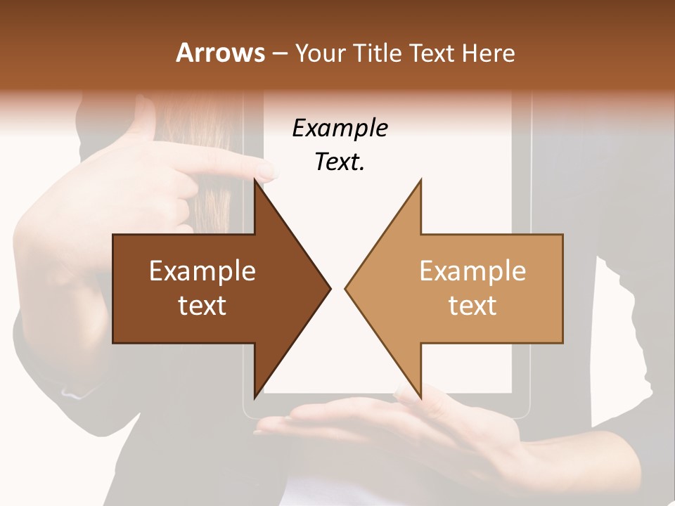 Innovation Apple Pointing PowerPoint Template