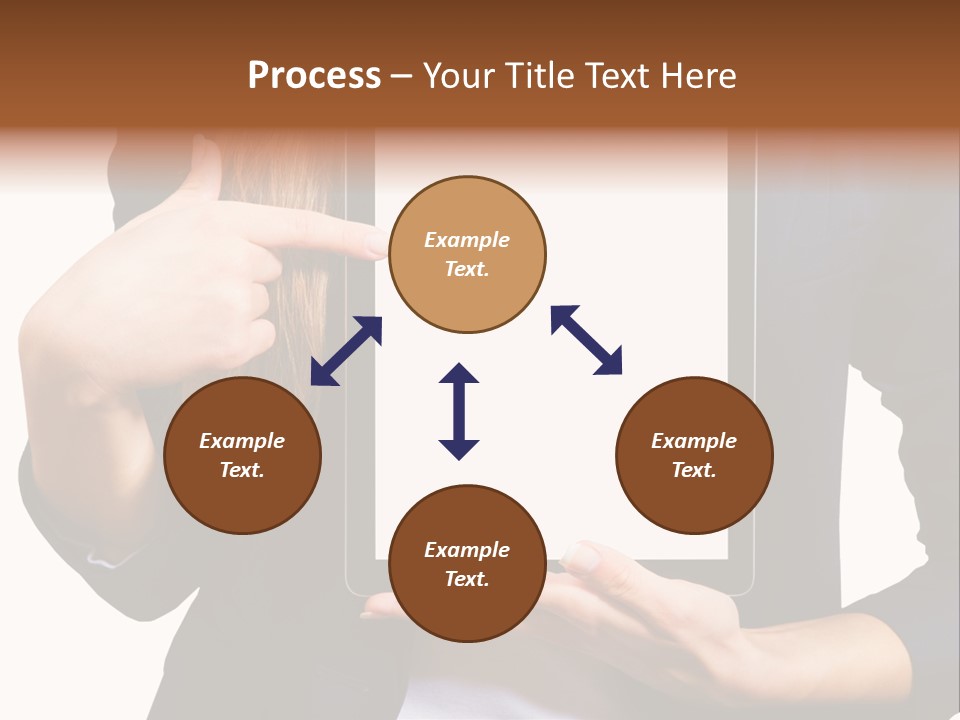 Innovation Apple Pointing PowerPoint Template