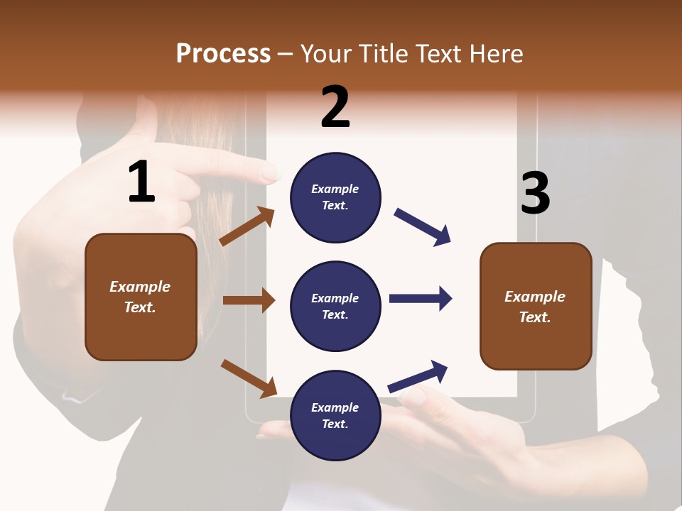Innovation Apple Pointing PowerPoint Template