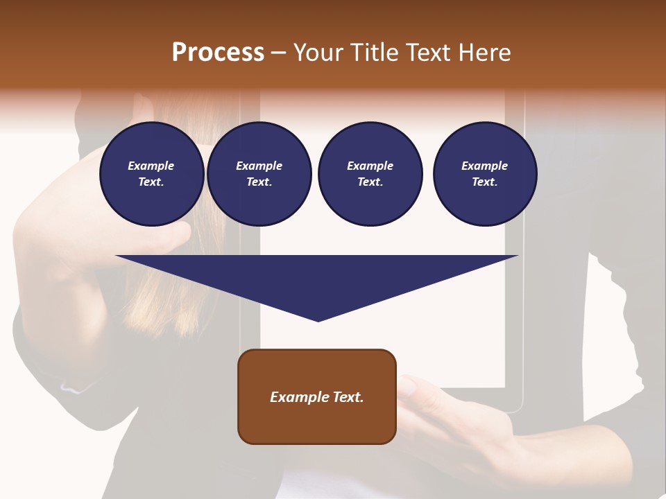 Innovation Apple Pointing PowerPoint Template
