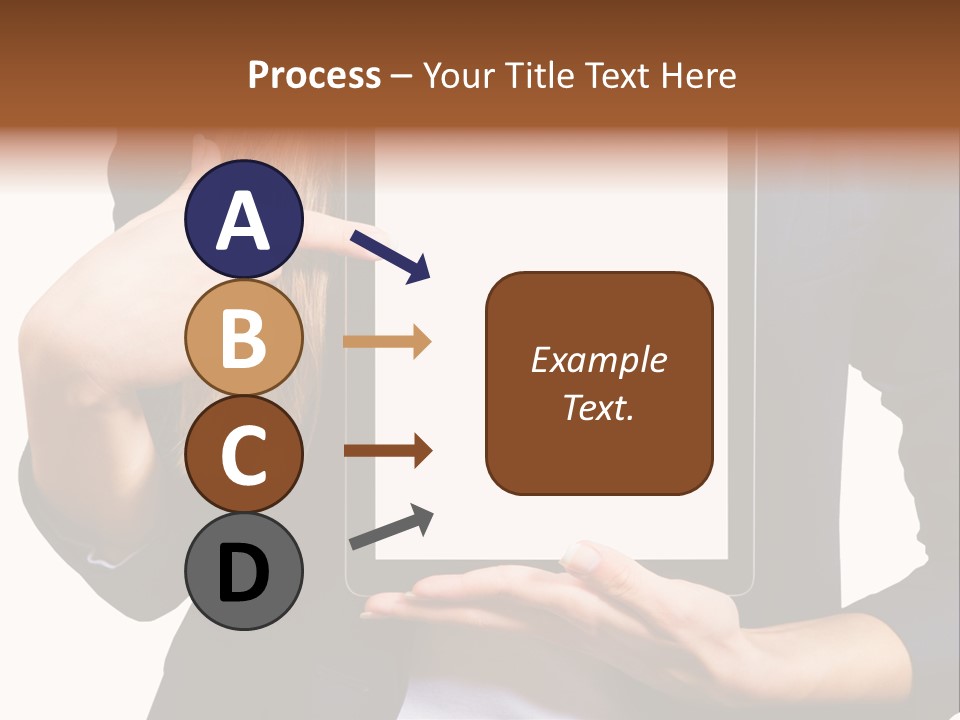 Innovation Apple Pointing PowerPoint Template