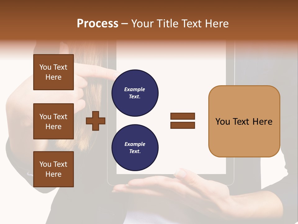 Innovation Apple Pointing PowerPoint Template