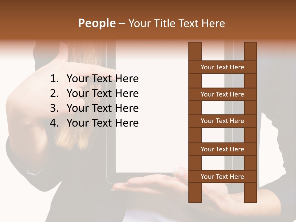 Innovation Apple Pointing PowerPoint Template