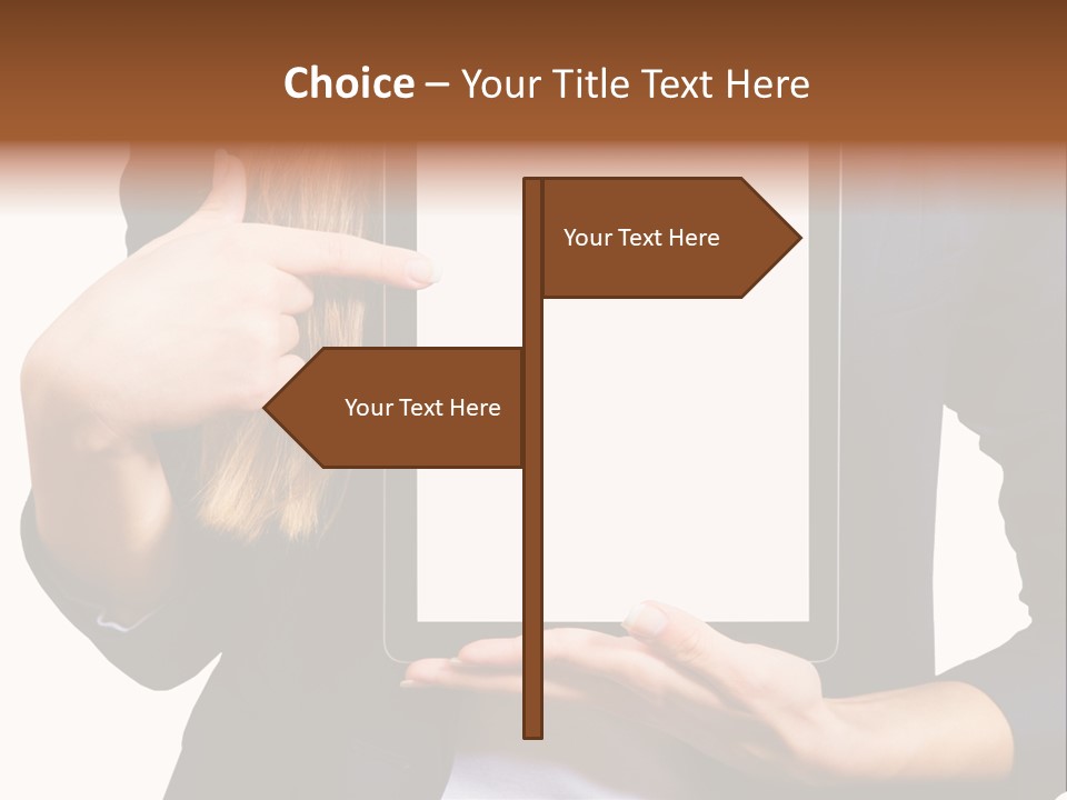 Innovation Apple Pointing PowerPoint Template