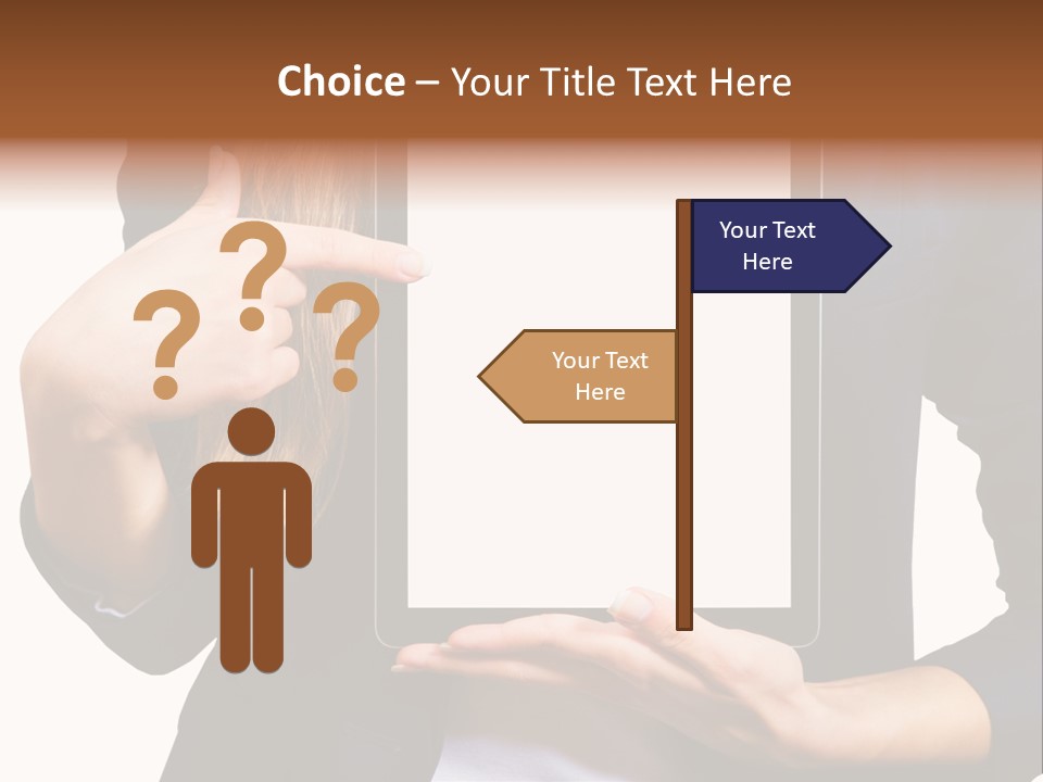 Innovation Apple Pointing PowerPoint Template