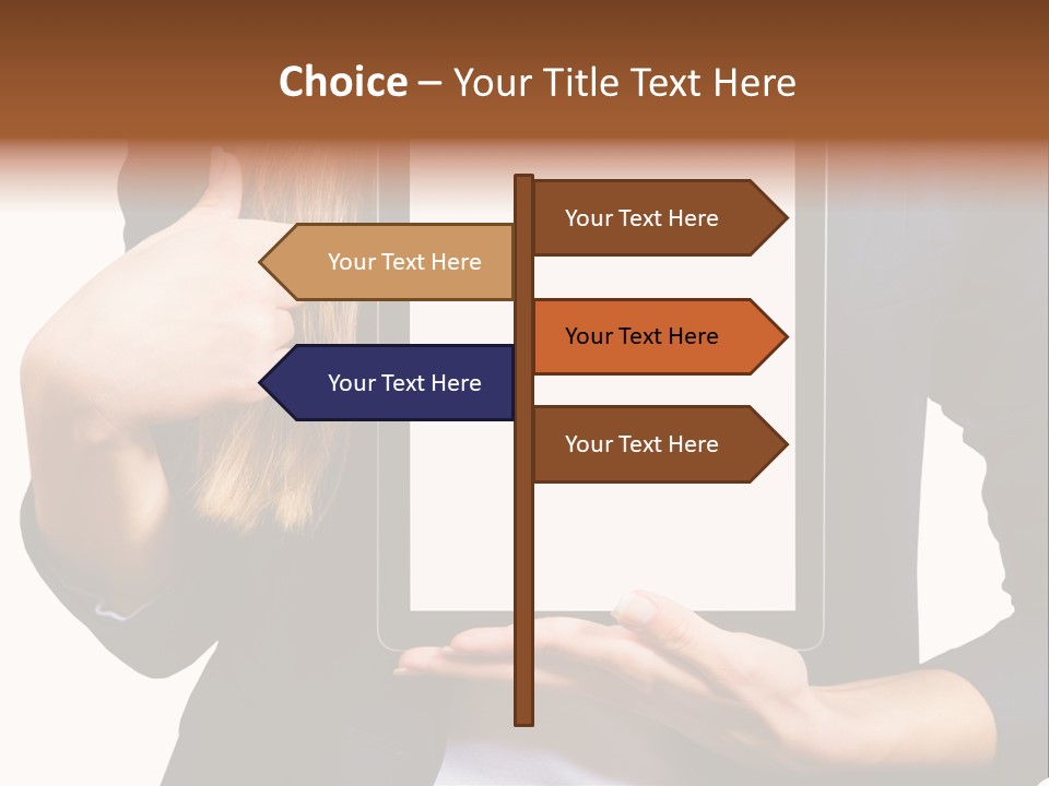 Innovation Apple Pointing PowerPoint Template