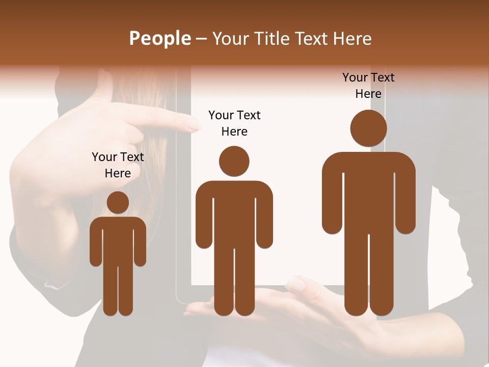 Innovation Apple Pointing PowerPoint Template