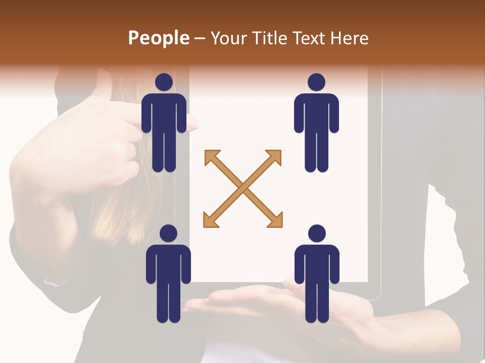 Innovation Apple Pointing PowerPoint Template