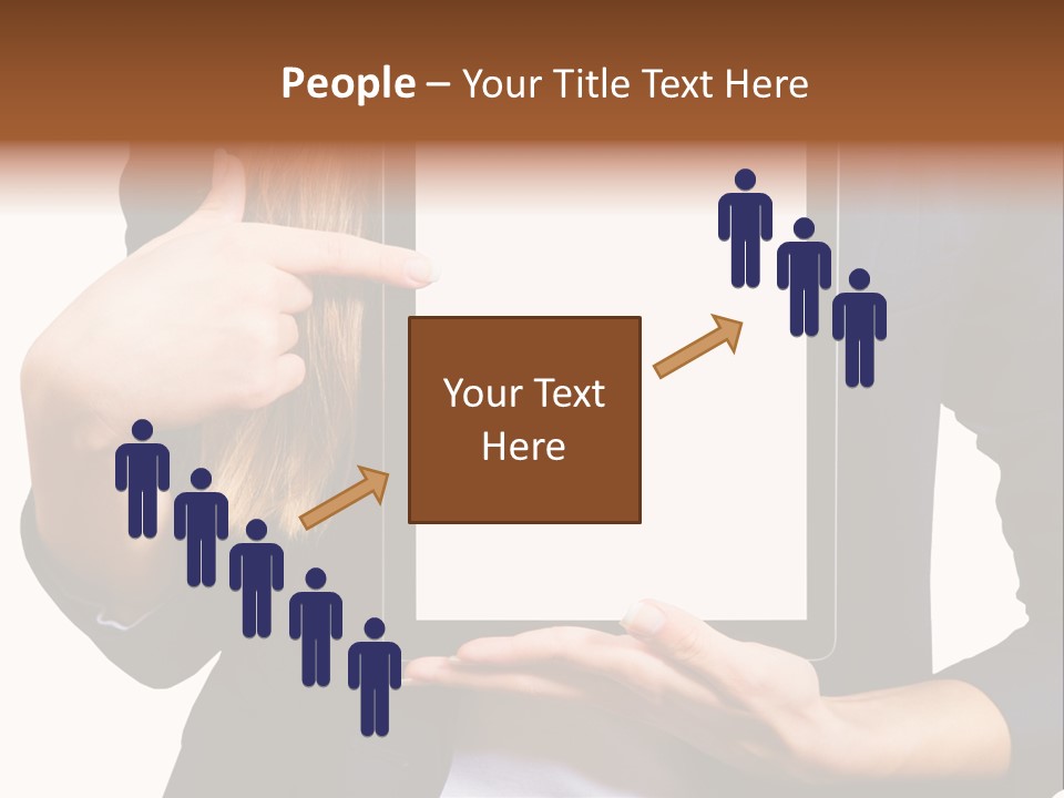 Innovation Apple Pointing PowerPoint Template