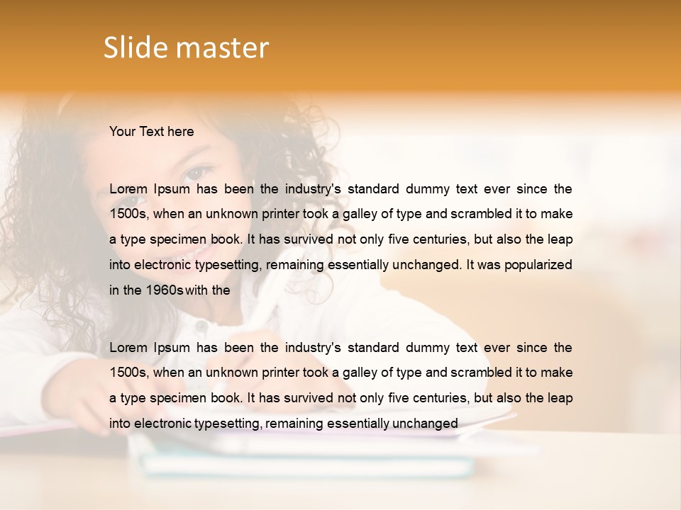 Hispanic Learn Studying PowerPoint Template