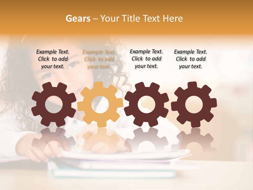 Hispanic Learn Studying PowerPoint Template