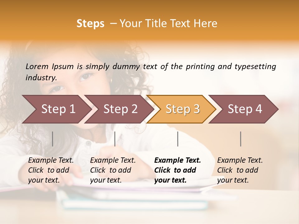 Hispanic Learn Studying PowerPoint Template