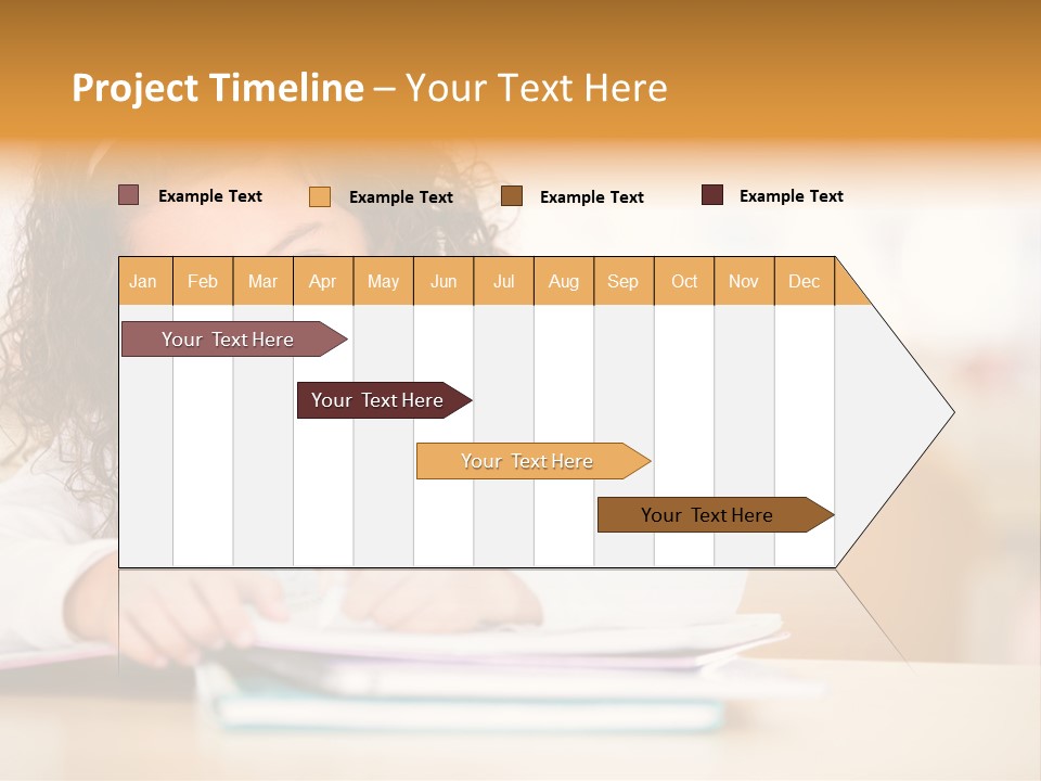 Hispanic Learn Studying PowerPoint Template