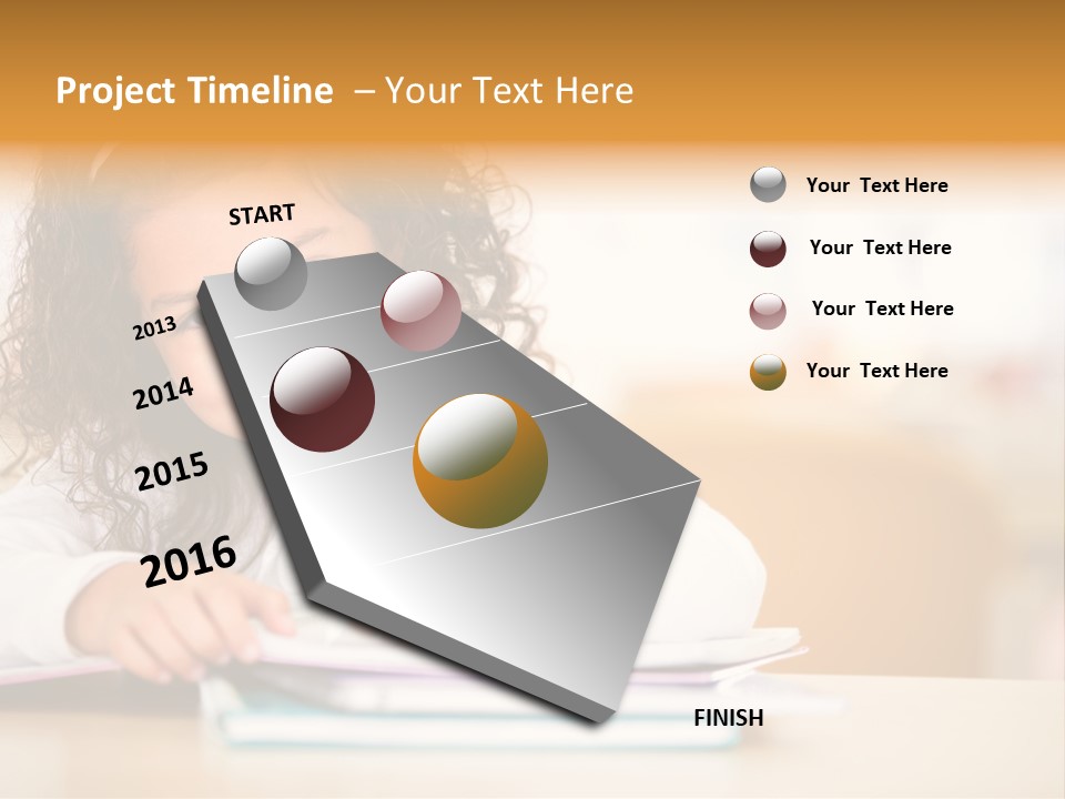 Hispanic Learn Studying PowerPoint Template