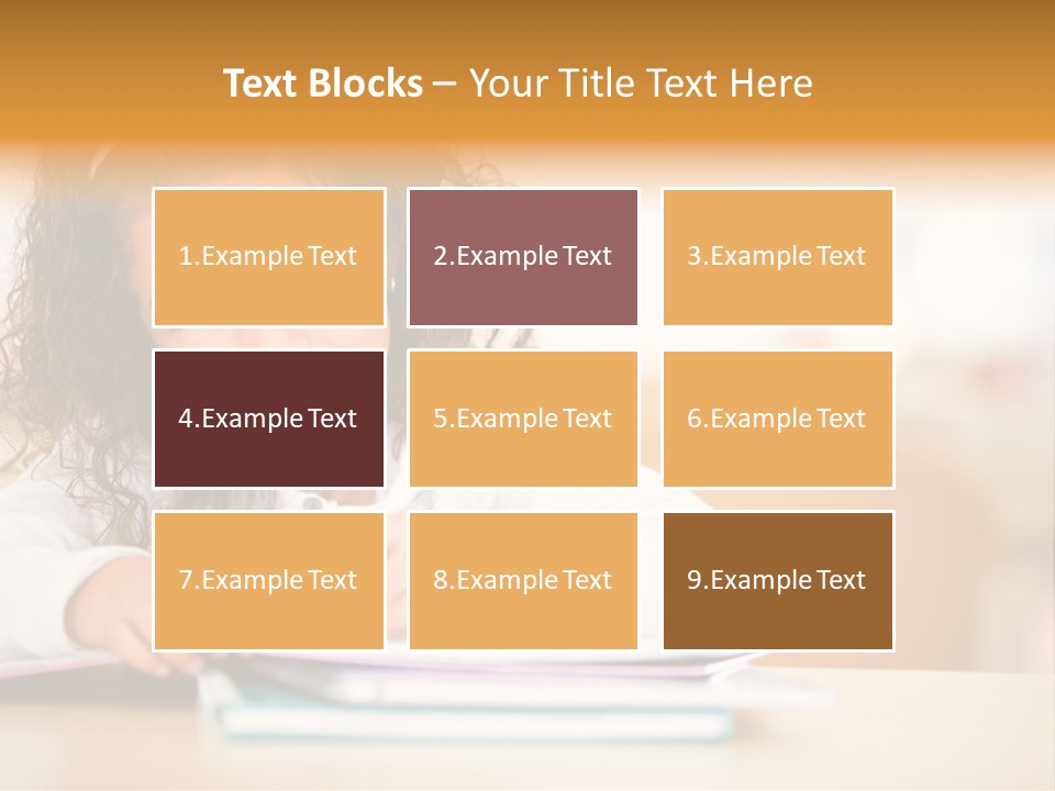 Hispanic Learn Studying PowerPoint Template