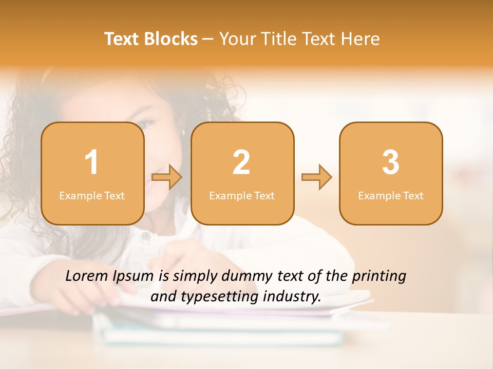 Hispanic Learn Studying PowerPoint Template