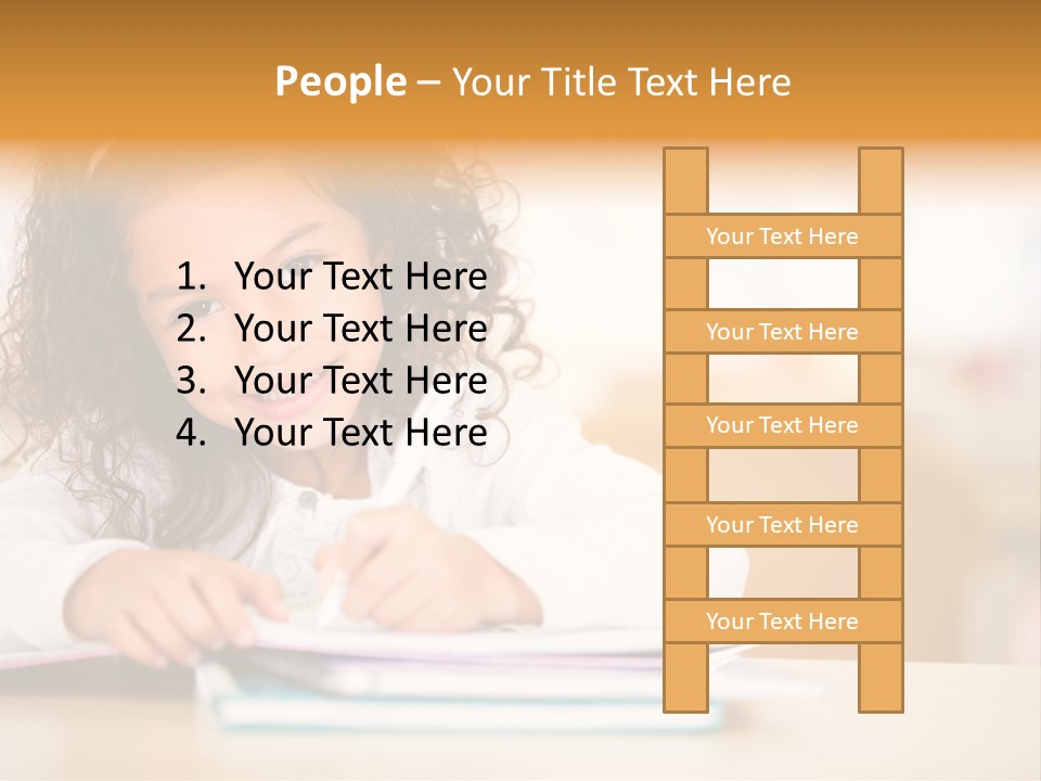 Hispanic Learn Studying PowerPoint Template