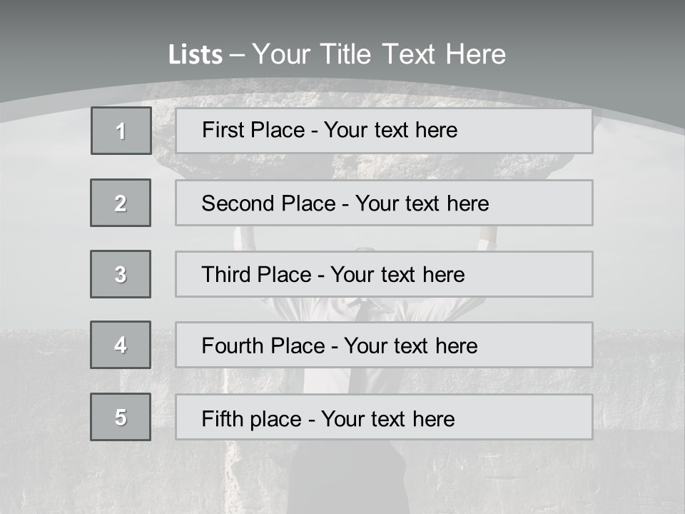 Mass Man Burden PowerPoint Template