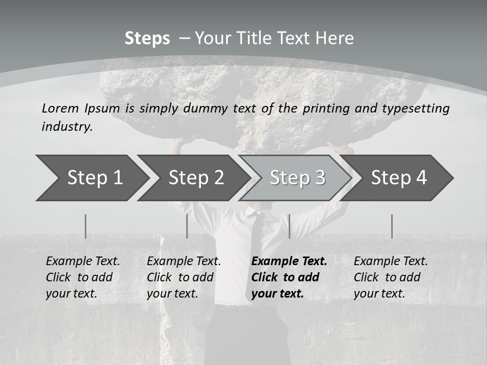 Mass Man Burden PowerPoint Template