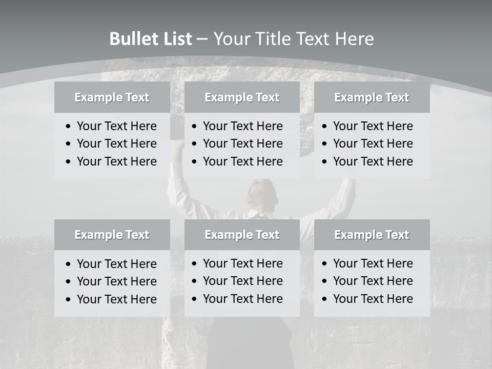 Mass Man Burden PowerPoint Template