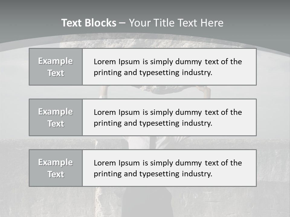 Mass Man Burden PowerPoint Template