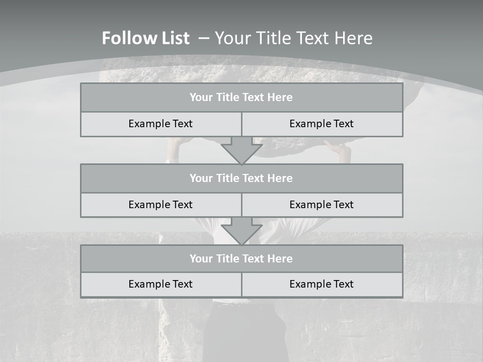 Mass Man Burden PowerPoint Template