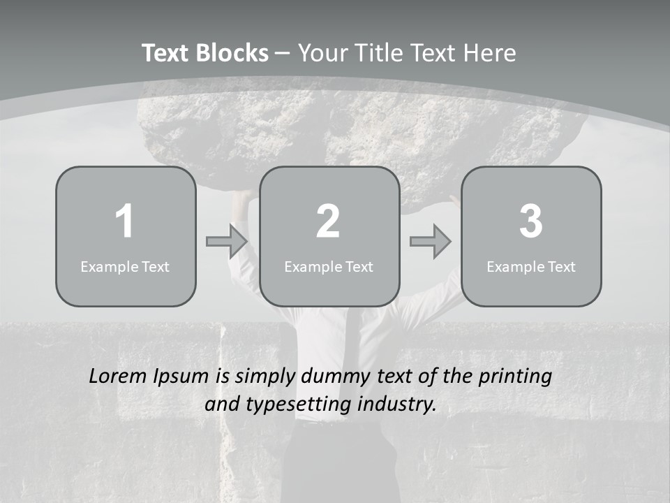 Mass Man Burden PowerPoint Template