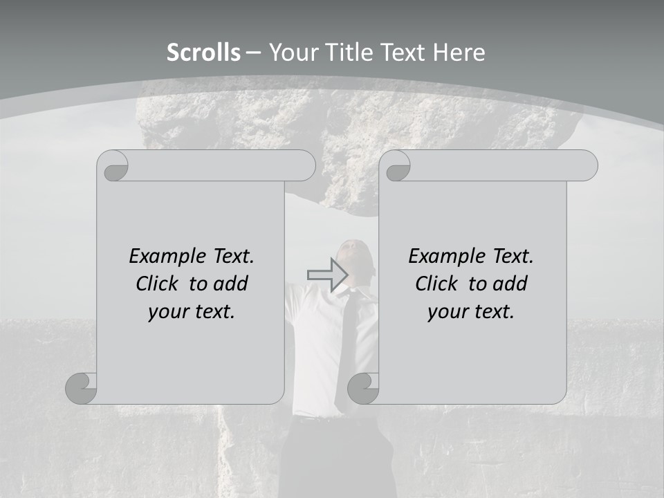 Mass Man Burden PowerPoint Template