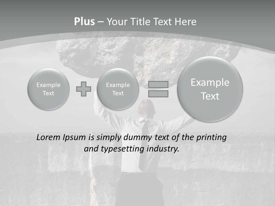 Mass Man Burden PowerPoint Template
