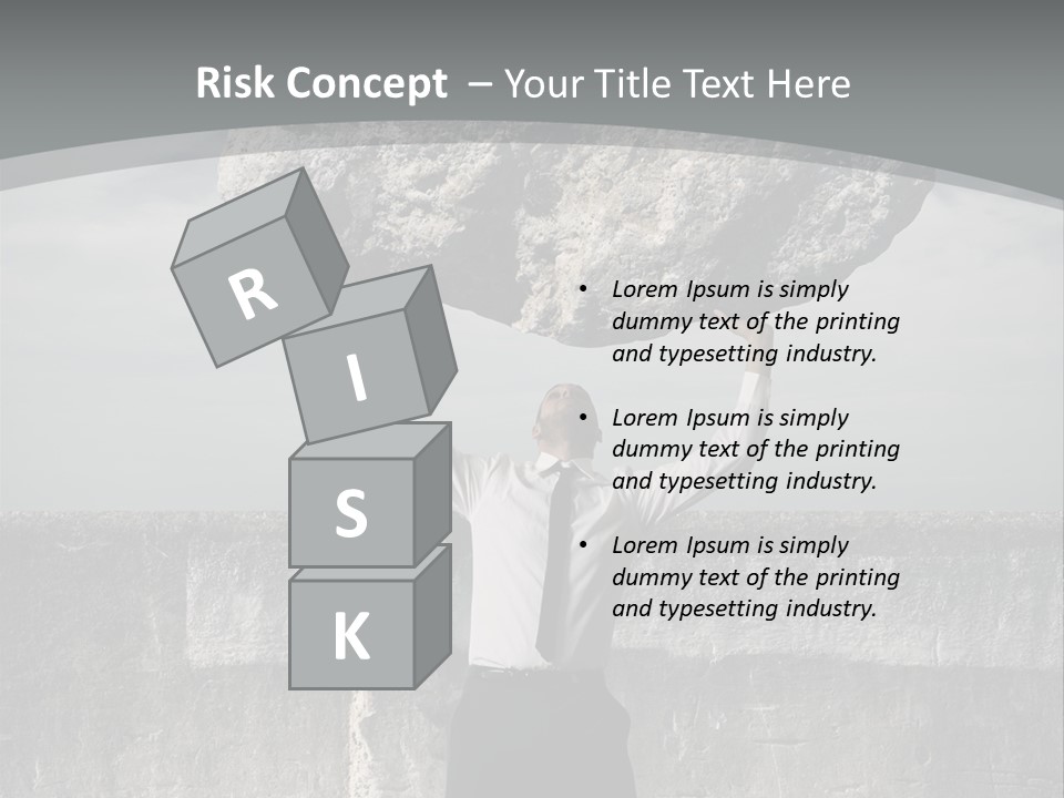 Mass Man Burden PowerPoint Template